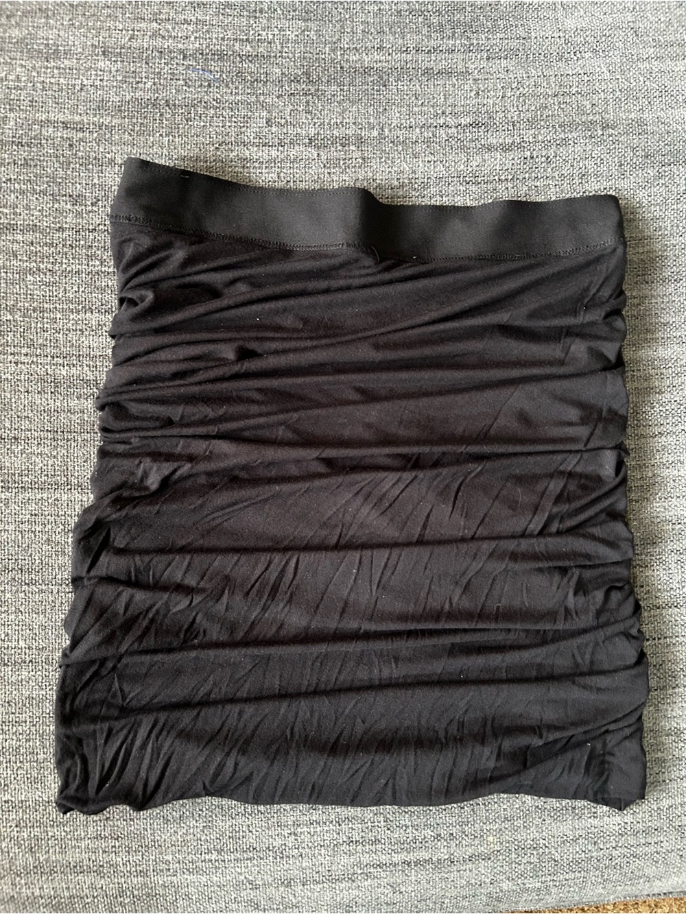 Alexander Wang Black twisted pleat gathered Mini Skirt, M